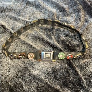 Vintage Seatbelt Bottlecap Y2K Belt